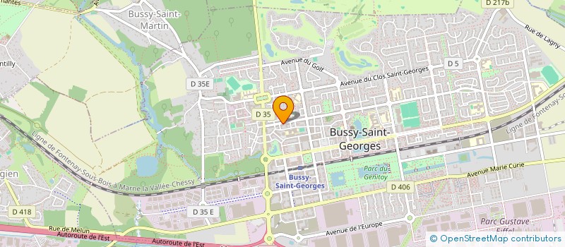 localisation de l'entreprise MADAME CORINNE BUZOT  BUSSY-SAINT-GEORGES