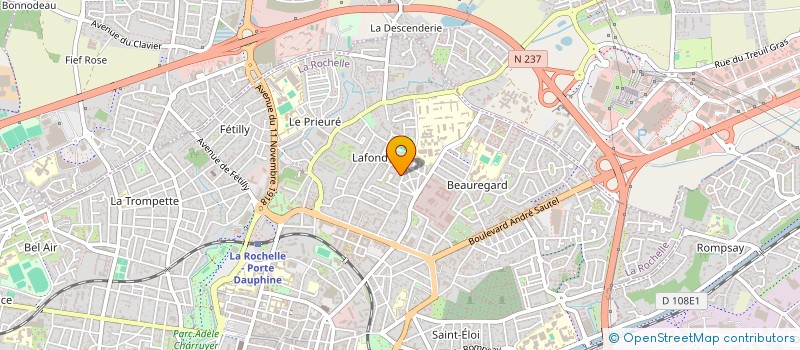 localisation de l'entreprise MADAME CORINNE CADEE  LA ROCHELLE