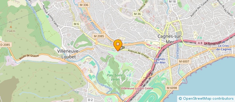 localisation de l'entreprise MADAME CORINNE CAILLAUD à CAGNES-SUR-MER