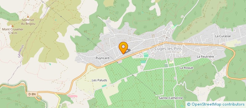 localisation de l'entreprise MADAME CORINNE CAMPOY  CUGES-LES-PINS