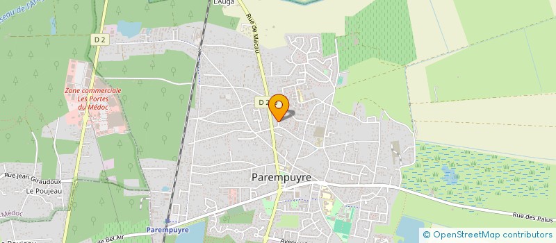 localisation de l'entreprise MADAME CORINNE CANONICI  PAREMPUYRE