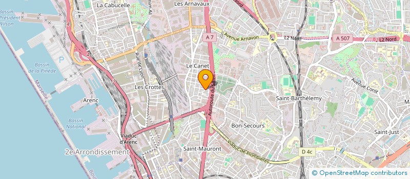 localisation de l'entreprise MADAME CORINNE CARELLI à MARSEILLE