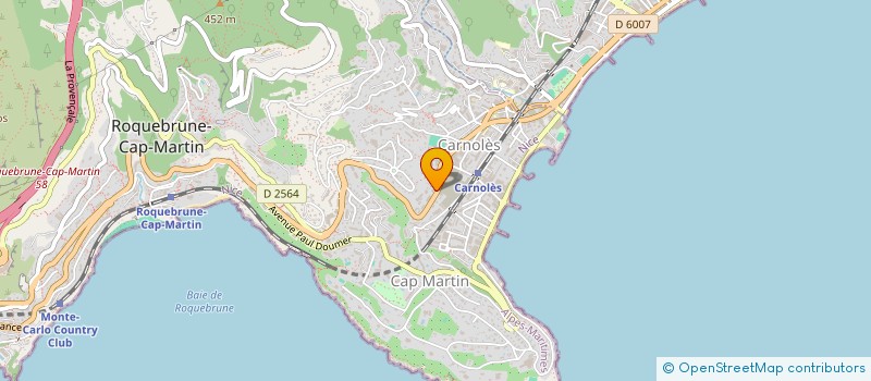 localisation de l'entreprise MADAME CORINNE CARLIN à ROQUEBRUNE-CAP-MARTIN