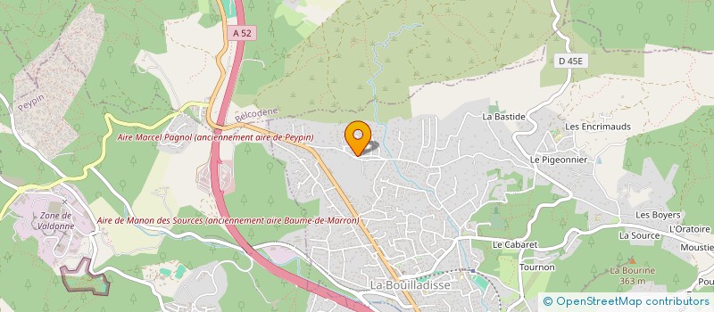 localisation de l'entreprise MADAME CORINNE CARRO  LA BOUILLADISSE