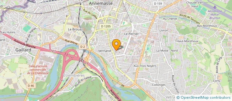 localisation de l'entreprise MADAME CORINNE CASADO  ANNEMASSE