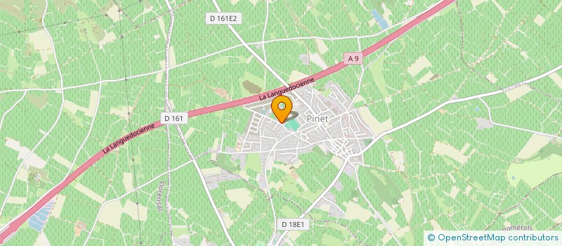 localisation de l'entreprise MADAME CORINNE CASALE  PINET