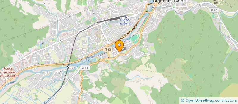 localisation de l'entreprise MADAME CORINNE CASELLI à DIGNE-LES-BAINS