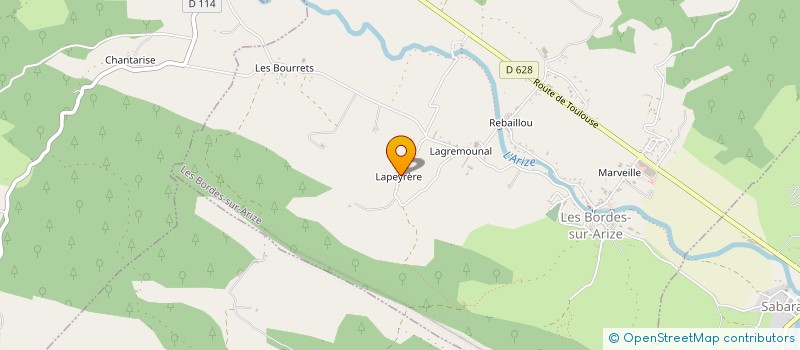 localisation de l'entreprise MADAME CORINNE CATASINER à LES BORDES-SUR-ARIZE