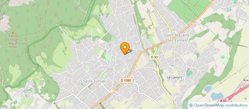 localisation de l'entreprise MADAME CORINNE CAVAGNET  SAINT-ISMIER