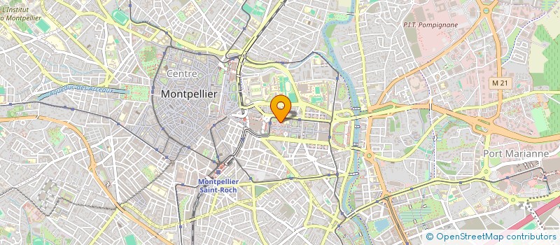 localisation de l'entreprise MADAME CORINNE CAVAILHES à MONTPELLIER