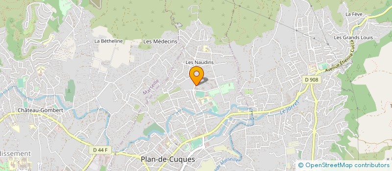 localisation de l'entreprise MADAME CORINNE CERULLI  PLAN-DE-CUQUES