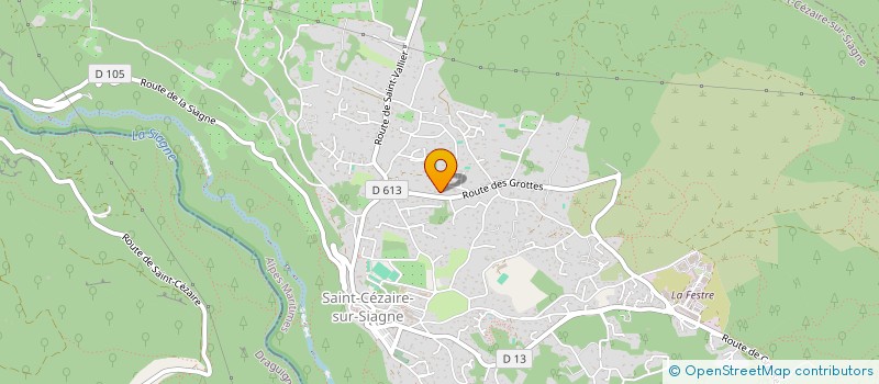 localisation de l'entreprise MADAME CORINNE CESANO à SAINT-CEZAIRE-SUR-SIAGNE
