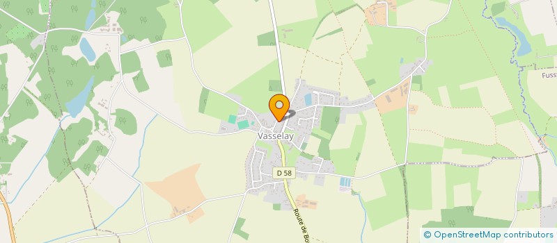localisation de l'entreprise MADAME CORINNE CHABANNE  VASSELAY