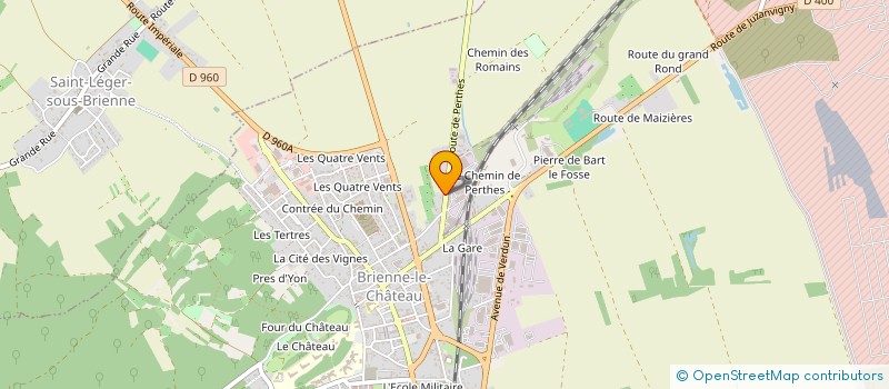 localisation de l'entreprise MADAME CORINNE CHALICARNE  BRIENNE-LE-CHATEAU