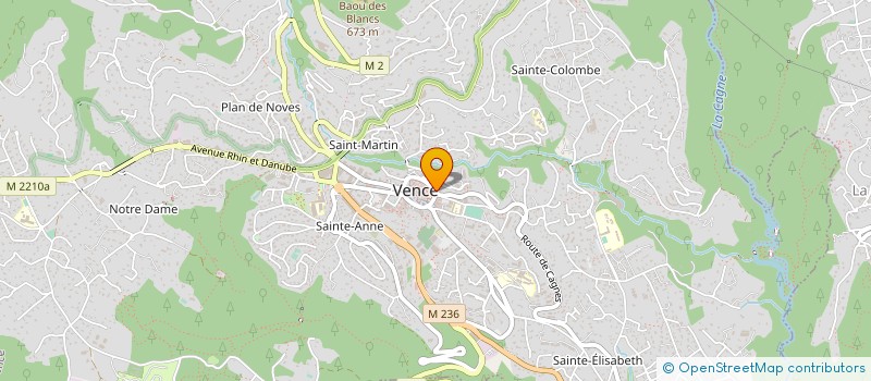 localisation de l'entreprise MADAME CORINNE CHAMBRY à VENCE