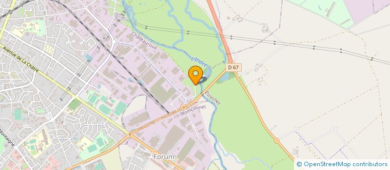 localisation de l'entreprise MADAME CORINNE CHAMPLOY à CHATEAUROUX