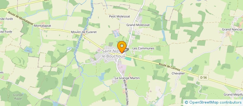 localisation de l'entreprise MADAME CORINNE CHANEL  SAINT-NIZIER-LE-BOUCHOUX