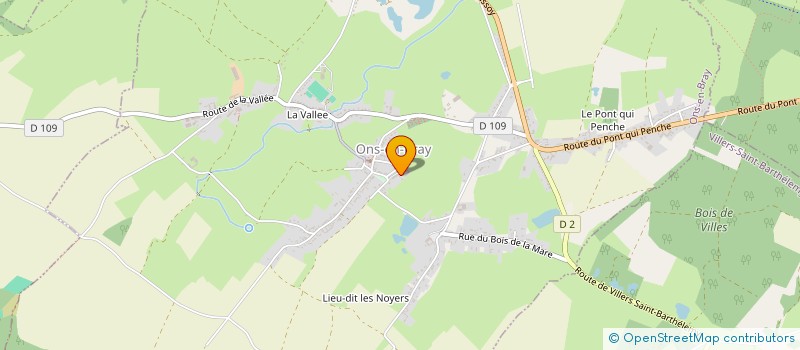 localisation de l'entreprise MADAME CORINNE CHAPPET  ONS-EN-BRAY