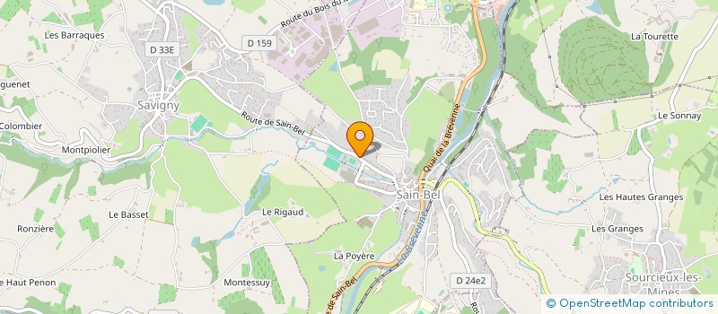 localisation de l'entreprise MADAME CORINNE CHARBIT  SAIN-BEL