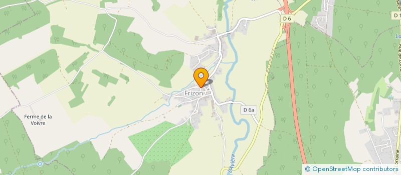 localisation de l'entreprise MADAME CORINNE CHARPENTIER  FRIZON