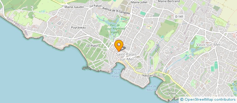 localisation de l'entreprise MADAME CORINNE CHARRIER  SAINT-PALAIS-SUR-MER