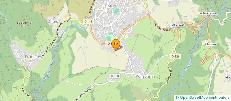 localisation de l'entreprise MADAME CORINNE CHARRON  LA MURE