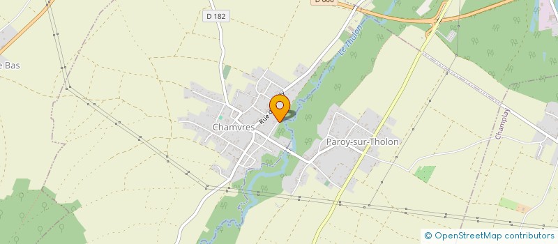 localisation de l'entreprise MADAME CORINNE CHARTON  CHAMVRES