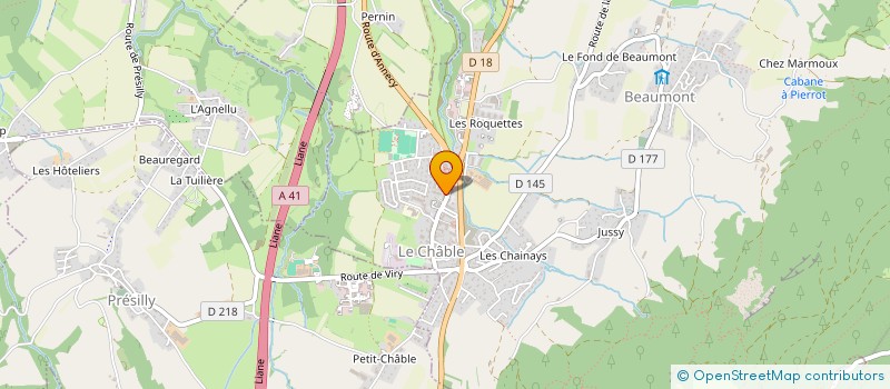 localisation de l'entreprise MADAME CORINNE CHASSOT  BEAUMONT