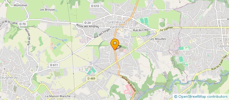 localisation de l'entreprise MADAME CORINNE CHAUFFAILLE  GREZIEU-LA-VARENNE