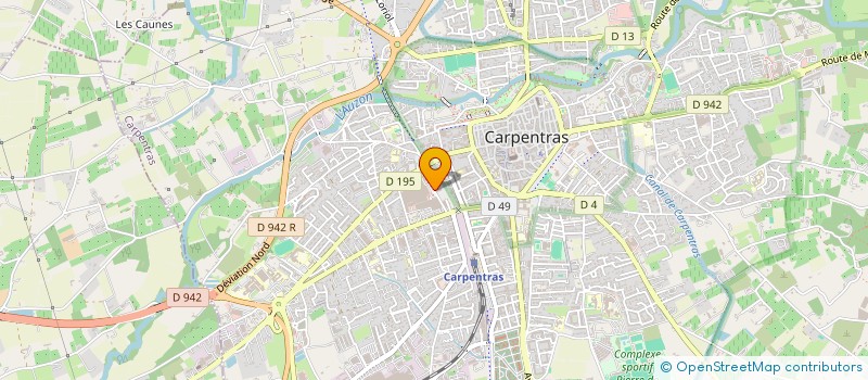 localisation de l'entreprise MADAME CORINNE CHAUVET à CARPENTRAS
