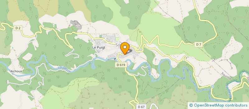 localisation de l'entreprise MADAME CORINNE CHAVANON  SOURNIA