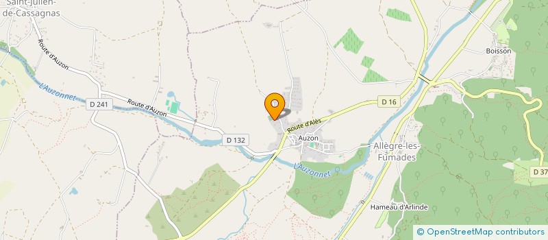 localisation de l'entreprise MADAME CORINNE CHAZAL  ALLEGRE-LES-FUMADES