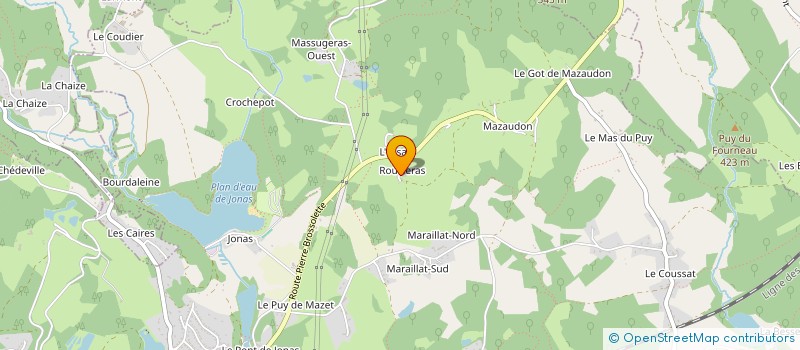 localisation de l'entreprise MADAME CORINNE CHAZAT  AMBAZAC