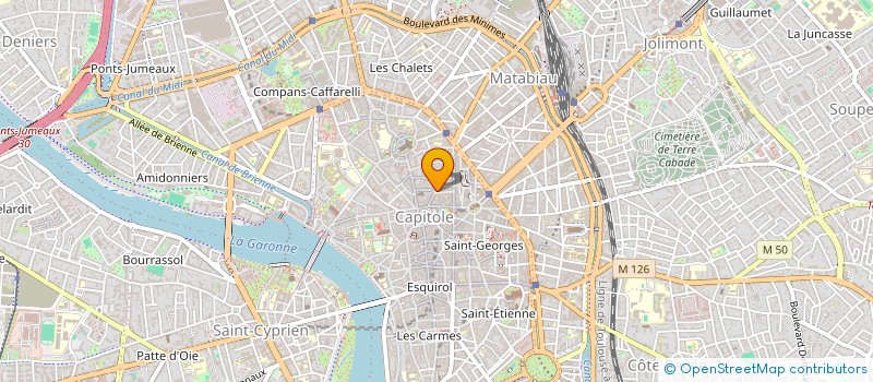 localisation de l'entreprise MADAME CORINNE CHEMAMA  TOULOUSE