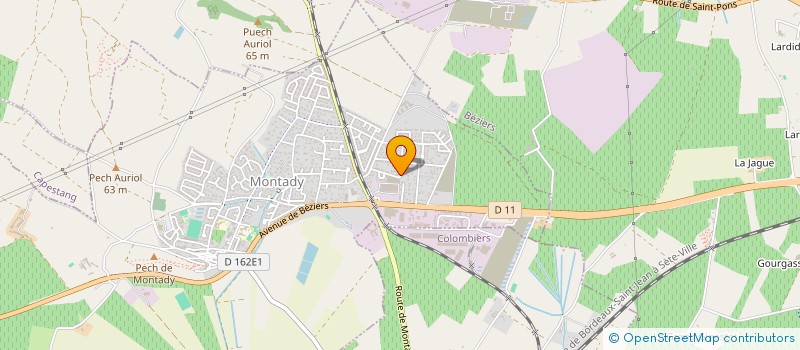 localisation de l'entreprise MADAME CORINNE CHEMOUL  MONTADY