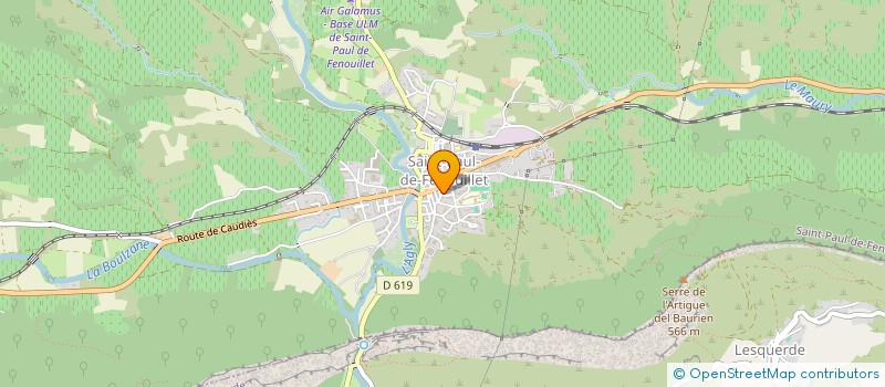 localisation de l'entreprise MADAME CORINNE CHESNEL  SAINT-PAUL-DE-FENOUILLET