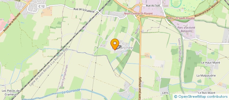 localisation de l'entreprise MADAME CORINNE CHEVALLEREAU  NIORT