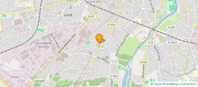 localisation de l'entreprise MADAME CORINNE CHEVALLIER à LUISANT