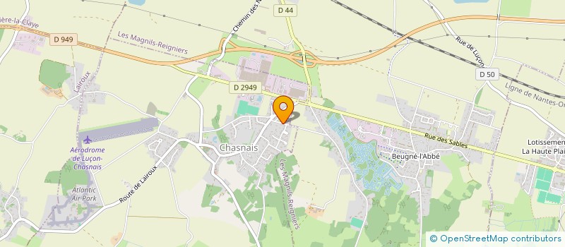 localisation de l'entreprise MADAME CORINNE CHEVALLIER  CHASNAIS