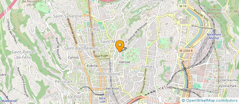 localisation de l'entreprise MADAME CORINNE CHIABAUT à NICE