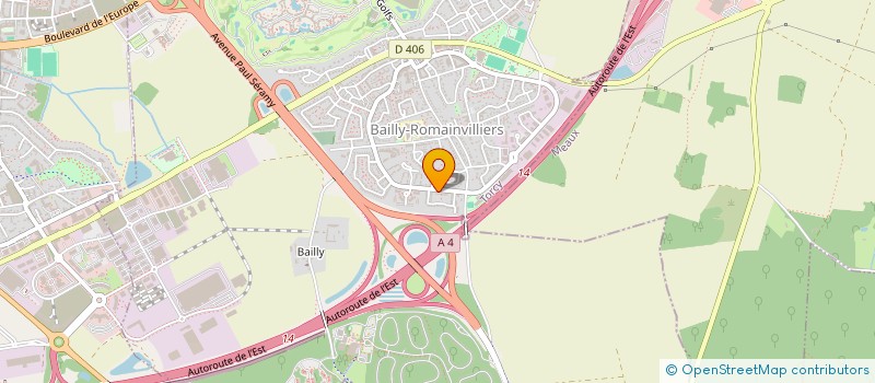 localisation de l'entreprise MADAME CORINNE CHOCOT  BAILLY-ROMAINVILLIERS