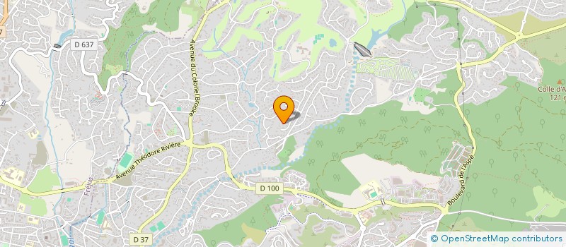 localisation de l'entreprise MADAME CORINNE CHUFFART  SAINT-RAPHAEL