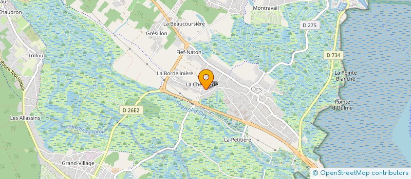 localisation de l'entreprise MADAME CORINNE CLAIRE  LE CHATEAU-D'OLERON