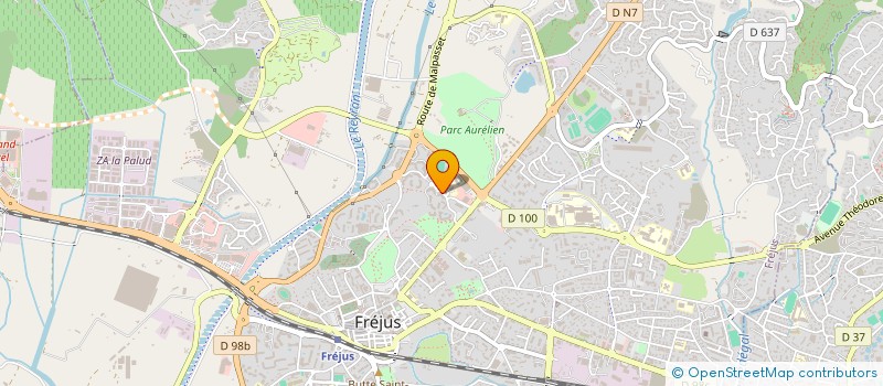 localisation de l'entreprise MADAME CORINNE CLAUDE à FREJUS