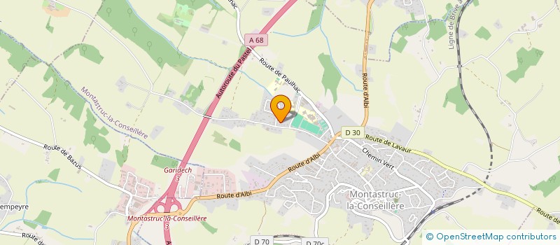 localisation de l'entreprise MADAME CORINNE CLAVERIE  MONTASTRUC-LA-CONSEILLERE