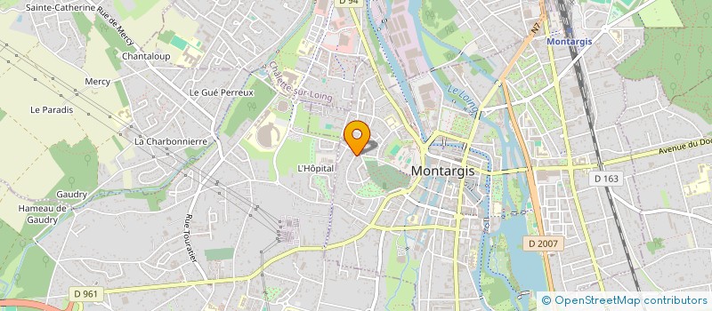 localisation de l'entreprise MADAME CORINNE CLODORE à MONTARGIS