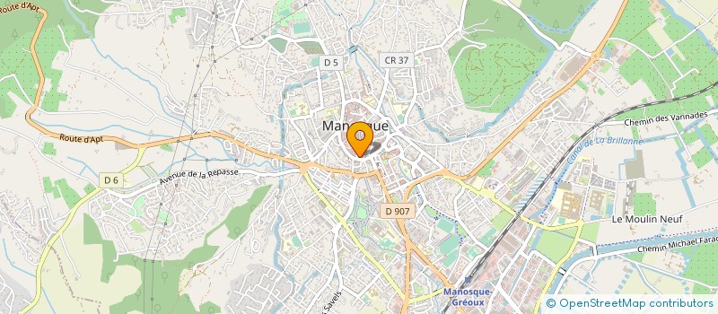 localisation de l'entreprise MADAME CORINNE CLOET  MANOSQUE