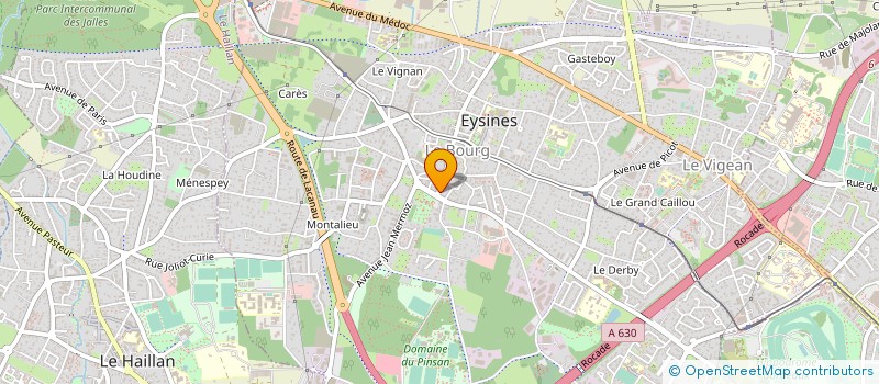 localisation de l'entreprise MADAME CORINNE CLOUZET à EYSINES