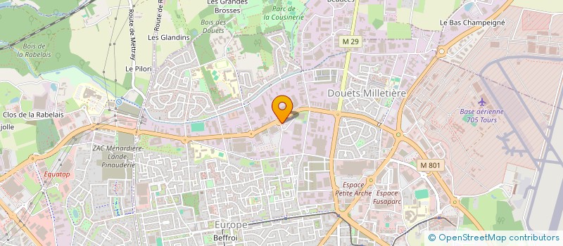 localisation de l'entreprise MADAME CORINNE COCAUD  TOURS