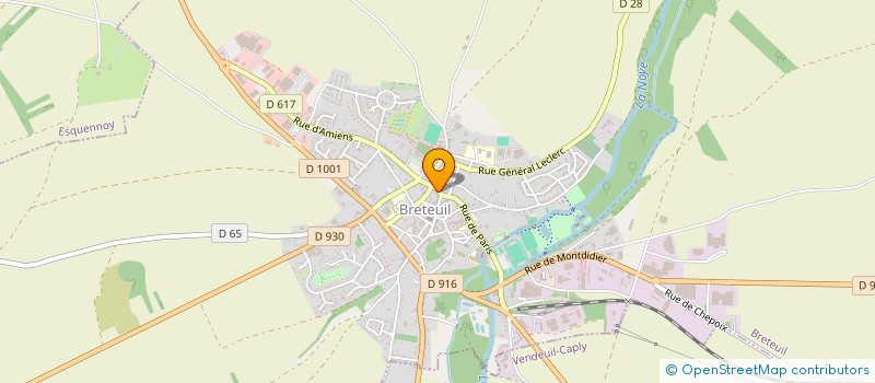 localisation de l'entreprise MADAME CORINNE COCHON à BRETEUIL